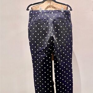 Banana Republic navy/white polka dot pants
Size: 6